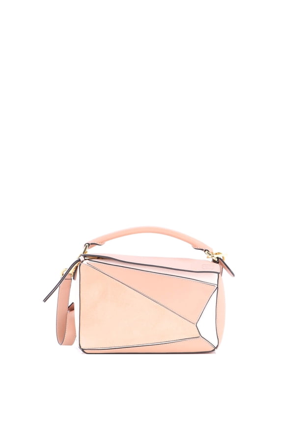 Pre-Owned Loewe Puzzle Bag Leather and Suede Small By Rebag