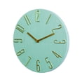thumbnail image 1 of Reloj de pared redondo silencioso fácil de leer reloj decorativo de estilo minimalista moderno, 1 of 6