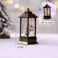 thumbnail image 3 of Christmas Snow Globe Lantern, Battery Operated Lighted Swirling Glitter Water Lantern for Christmas Home Decoration, Snowman,1pc, 3 of 8