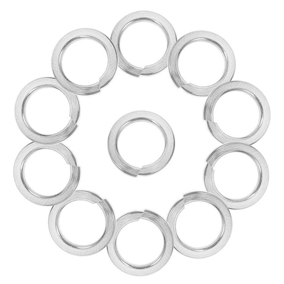 STRANDCHIC Stainless Steel Locking Spring Washers, 100 Pcs Hardware Fasteners for Secure Assembly and Fixing