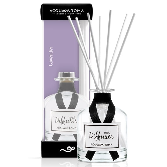 Acqua Aroma Lavender Reed Diffuser 8.1 FL OZ (240ml) Gift Set