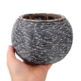thumbnail image 4 of HEALEEP Railing Planter Holder Dark Grey Woven Planter For Household Item 1Pcs, 4 of 8