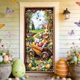 thumbnail image 4 of Easter Door Cover Decoration - Bunny and Egg Pattern Door Curtain for Front Door and Wall, Festive Easter Party Decor, 4 of 6