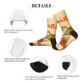 thumbnail image 4 of Pofeuu Gnomes Happy Thanksgiving Print Crew Socks, Adult Running Hiking Socks for Youth and Adult, 4 of 7