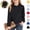 Black, variant on Mfakffe Kids Polo Shirts Back To School School Uniform Long Sleeve Shirts Casual Notch Collar(Sky Blue,3-4 Years)
