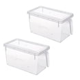thumbnail image 2 of Organizador transparente BuyWeek para refrigerador paquete de 2 contenedores de almacenamiento, 2 of 9