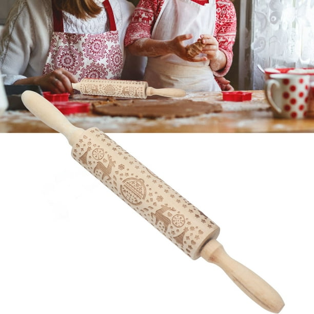Rouleau à pâtisserie pour enfants bois