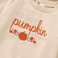 thumbnail image 6 of VNKIDY Toddler Kids Crew Neck Long Sleeve Pumpkin Letter Floral Embroidery Soft Loose Fall Halloween Pullover Sweatshirt Tops For Boys Girls Stylish Pullover 6-12 Months, 6 of 8