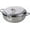 Silver, variant on ABCISI Deep Fryer Pot with Thermometer and Lid, Stainless Steel Deeper Fryer Pot with Oil Filtration Rack for Tempura Chips, Fish, Chicken, Combines Oil-saving and Splash-proof, 9.8in, Rose gold