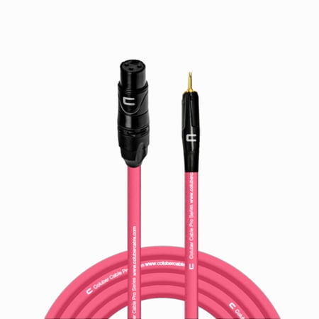 Coluber Cable Unbalanced XLR Female Cable to 3.5 TS Male - 3-Pin Connector