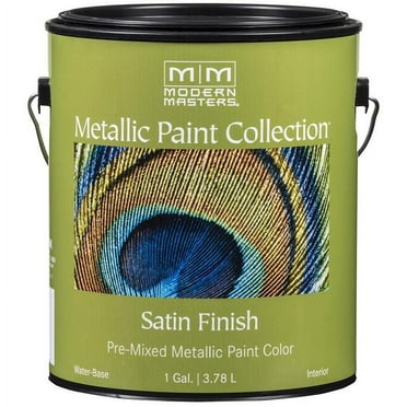 1 gal Modern Masters ME513 Sashay Red Metallic Paint Collection, Satin Water-Based Decorative Metallic Paint