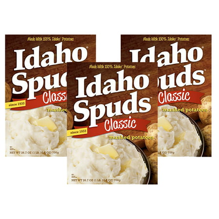 (3 Pack) Idaho Spuds Classic Mashed Potatoes, 26.7 (Best Way To Make Potatoes)