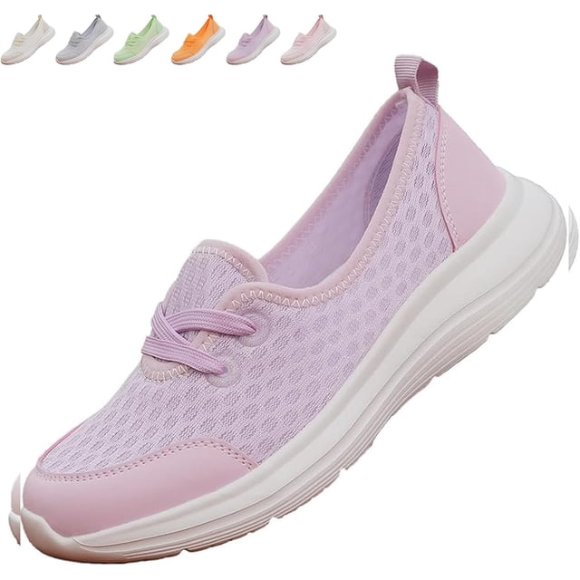 Chaussures Orthopédiques Confortables à Semelle Souple pour Femmes, Chaussures de Marche Orthopédiques pour Femmes
