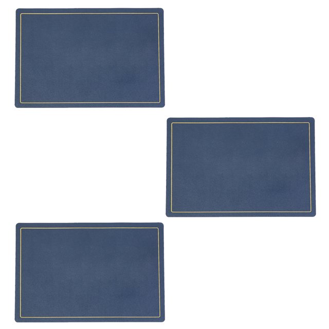 manteles individuales para mesa de comedor, manteles individuales de cuero lavables impermeables, manteles de cocina lavables