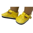 thumbnail image 2 of Yellow Mary Jane Shoes Fit 18 Inch Girl Dolls Like Our Generation American Girl, 2 of 4