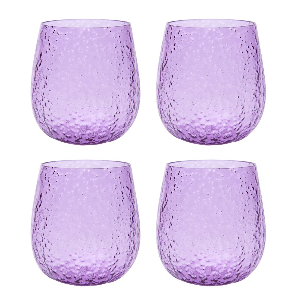 Better Homes & Gardens Leggero Bubble Stemless Plastic Wine Glass