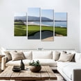 thumbnail image 3 of Elephant Stock Monterey Ca Golf Course Wall Art - Horizontal Multi Panel Canvas - Living Room Wall Decor - Sports Multi Panel - Blue And Green Decor - 84" x 54", 3 of 8