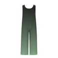 thumbnail image 4 of Bixock Women Fall and Winter Clothes,Women Casual Pants,Women's Printed Fall Round-neck Button-pocket Sleeveless Casual Jumpsuit, 4 of 5