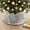 White, variant on 28.3'' Christmas Tree Collar with Sparkling Sequin, Tree Ring Cover Round Sparkle Christmas Tree Base Tree Skirts Xmas Tree Trunk Cover for Holiday Christmas Home Decor
