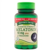 Natures Truth Maximum Strength Melatonin 10mg Tablets, 72 Ea, 2 Pack