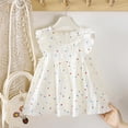 thumbnail image 2 of Staki Newborn Infant Baby Girl Dresses Summer Outfits Boho Casual Sundress Gifts Toddler Clothes for Girl 12M-10Y,6-8 Years, 2 of 6