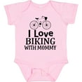 thumbnail image 3 of Inktastic Biking with Mommy Bicycle Boys or Girls Baby Bodysuit, 3 of 5