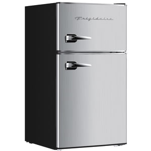 Frigidaire 3.1 Cu. Ft. Retro Refrigerator with Freezer, Platinum