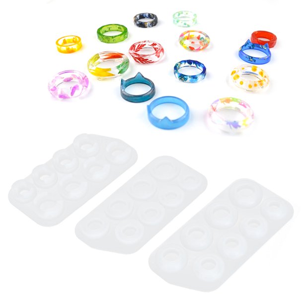 Moldes De Resina Epoxi Moldes De Silicona Para Anillos De Resina