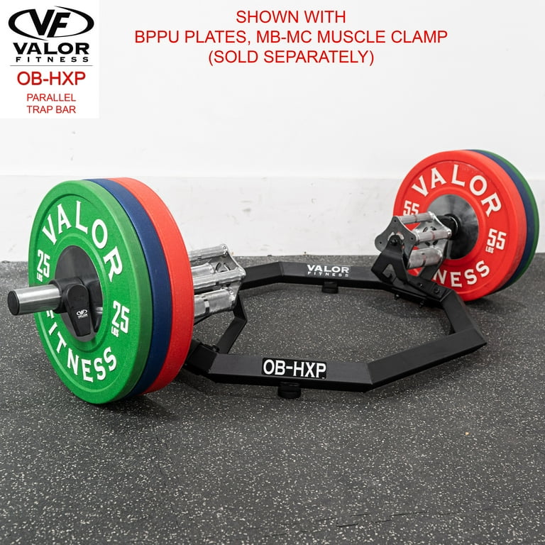 Valor Fitness OB-HXP Parallel Hex Trap Bar with Men's, Women's