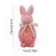 thumbnail image 3 of Decoraciones de Pascua, adornos de Pascua, regalos de Pascua, decoraciones de conejo de Pascua con lentejuelas y decoraciones de exterior con temática de conejo de Pascua para decoración de jardín y f, 3 of 6