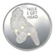thumbnail image 4 of 2 Unids Sexy Stripper Girl Coin Adulto Novedad Desafío monedas regalo de la muchacha para los hombres SM SunniMix Sexy Stripper Girl Coin, 4 of 8