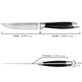 thumbnail image 3 of BergHOFF Essentials Geminis 4.75" Stainless Steel Steak Knife, Set of 6, 3 of 5