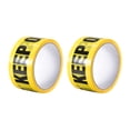 thumbnail image 4 of Cinta Adhesiva de Advertencia de Raya de Precaución, MANTENER FUERA, 82 Ft x 2 Pulgadas (LxW), Amarillo Negro 2pcs, 4 of 4
