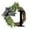 I, variant on Opehuo 26 Initial Ribbon Rattan Wreath,Spring Personalized Letters Round Rattan Wreath With Striped Linen Bow,Farmhouse Style Rustic Door Wreaths(I)