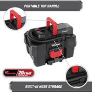 Hyper Tough 1.5 Gallon Wet Dry Vac, 20V Max, Brushless Motor, Cordless, Battery and Charger Included