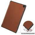 thumbnail image 5 of Fancing for Amazon Kindle Fire Max 11 Case (13th Generation, 2023 Release) 11" - Slim Folding Stand Cover Case for Fire 11 Tablet with Auto Wake/Sleep (Brown), 5 of 7