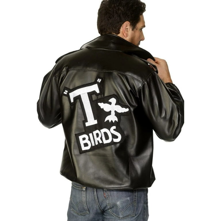 Grease T Birds Licensed Jacket Adult Black Grease T Birds Licensed Jacket Adult Black