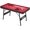 48-inch/Red & Black, variant on Folding Pool Table, Portable Billiard Game Tables for Kids and Adults, Mini Pool Table with Locking Legs, Adjustable Feet, Balls, Cues, Triangle, Chalk, Brush