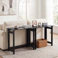 thumbnail image 7 of Giantex Folding Console Table,Couch Sofa Table for Living Room, Hallway, Small Spaces, Black, 7 of 7