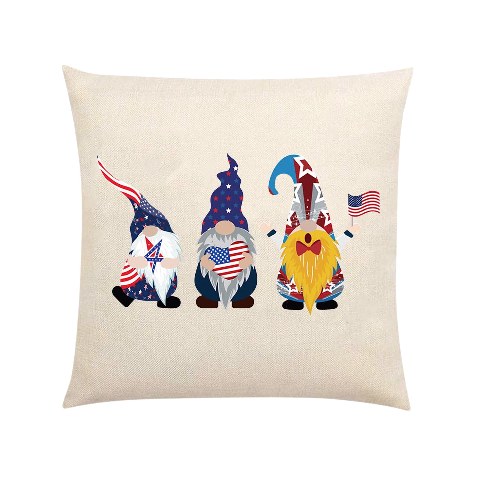 JeashCHAT 4th of July Decorations Pillow Covers, Independence Day