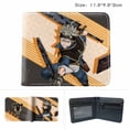 thumbnail image 2 of Billetera plegable delgada con diseño de personajes de anime de Wallet Blacks Clovers, 2 of 2