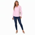 thumbnail image 4 of Womens Button Down Shirts Lapel Long Sleeve Blouses Business Work Shirt Dressy Casual Collared Tops, 4 of 7
