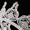 thumbnail image 3 of Tiaras Artificiales De La Hairband Para El Accesorio Del cabellero Del Acontecimiento Del Festival De La De Cumpleaños De Plata Gloria tiara nupcial de cristal, 3 of 6