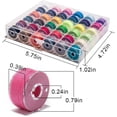 thumbnail image 4 of BetyBedy 36Pcs Bobbins and Sewing Threads with Bobbin Case for Multiple Sewing Machine, Pre-Wound Bobbins Set for Bro-Ther/Baby-Lock/Jano-me/El-na/Sin-ger, Standard Size and Assorted Colors, 4 of 7