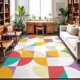 thumbnail image 2 of Area Rug 3x5ft Modern Geometric Washable Area Rugs for Living Room Abstract Mid Century Non Slip Floor Carpet Mat for Kitchen Entryway Bathroom Office Home Decor, 2 of 8