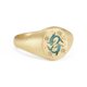 thumbnail image 1 of Anillo geométrico simple de acero inoxidable Anillo abierto oculto Pareja de plata Anillo de acero de titanio-Anillo abierto de tamaño 7 de EE. UU. JAMW Sencillez, 1 of 2