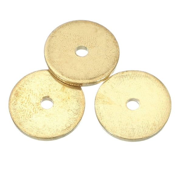 M3 x 20mm Brass Screw Washers Set, 3Pcs Bronze Flat Washers for Screws Bolts Factories Home Outdoor Projects (2mm Thick)