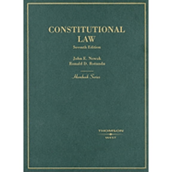 Pre-Owned Constitutional Law (Hardcover) 0314144528 9780314144522