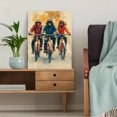 thumbnail image 5 of Qisvanset Framed Canvas Wall Art 12x16 Inch Cool Biker Animal Kids Room Bright Wall Decor, 5 of 5