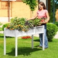 thumbnail image 6 of DWVO 48x30" Raised Garden Bed Elevated Planter Box Stand For Vegetable Flower Herb, 6 of 9
